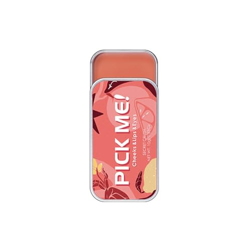 KIXZSAZ 10 g Matte Blush Make up Natürlicher 3 in 1 Lidschatten Lippenstift Contouring Pocket Facial Eyes Cosmetics Accessoires Women, Typ 1 von KIXZSAZ