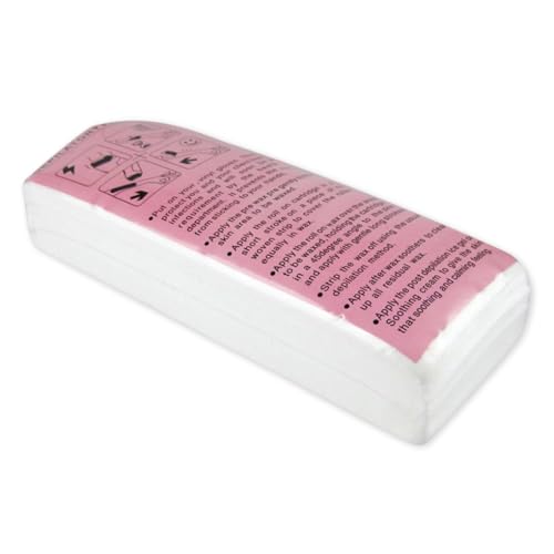 KIXZSAZ 100 Stück Papier Waxing Haarentfernung Einweg professionelle Streifen Vlies Enthaarungswachse Bequeme Weihnachten von KIXZSAZ