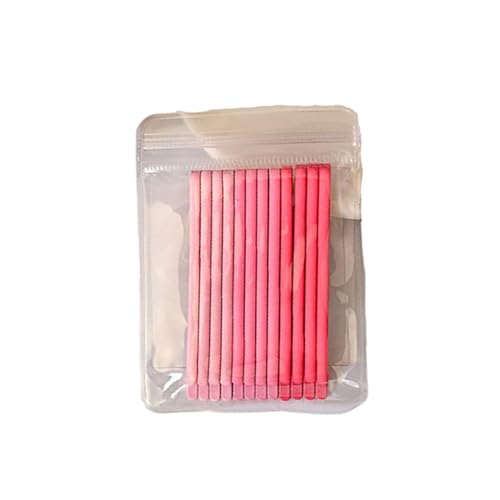 KIXZSAZ 12 Stück Für Bobby Pins Candy Farbe Metallclip Frauen Mädchen Universal INS Style Seitenclips Kopfbedeckung Haarspangen Kopfschmuck, Rosa von KIXZSAZ