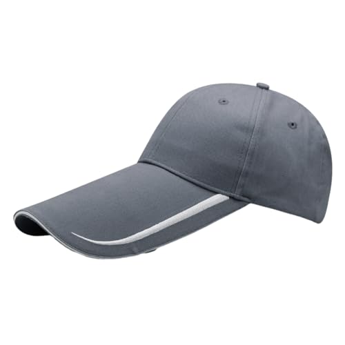 KIXZSAZ Baseballkappe mit breitem Anwendungsbereich in mehreren Farben. Hut für jedes Outfit oder jede Aktivität. Baumwoll Angel Sonnenhut Baseballkappen, staubiges Blau von KIXZSAZ