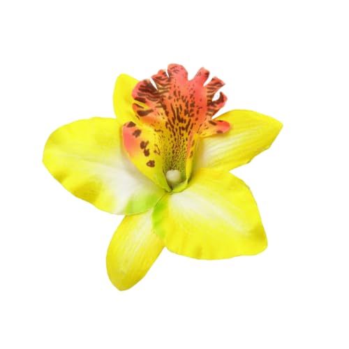 KIXZSAZ Blumenmuster Haarnadel Dekoration Tragbare Haarnadel Haarspange Kopfbedeckung Geschenke Fotografie Lässige Party Tägliche Berufung, Gelb von KIXZSAZ