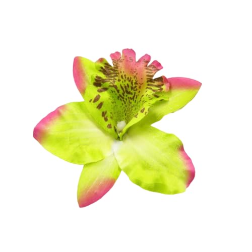 KIXZSAZ Blumenmuster Haarnadel Dekoration Tragbare Haarnadel Haarspange Kopfbedeckung Geschenke Fotografie Lässige Party Tägliche Berufung, Grün von KIXZSAZ
