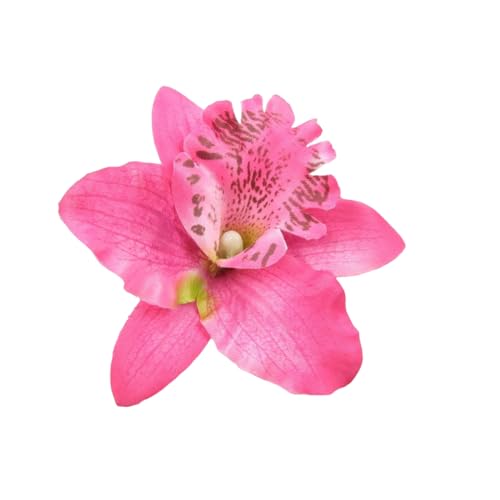 KIXZSAZ Blumenmuster Haarnadel Dekoration Tragbare Haarnadel Haarspange Kopfbedeckung Geschenke Fotografie Lässige Party Tägliche Berufung, Rosenrot von KIXZSAZ