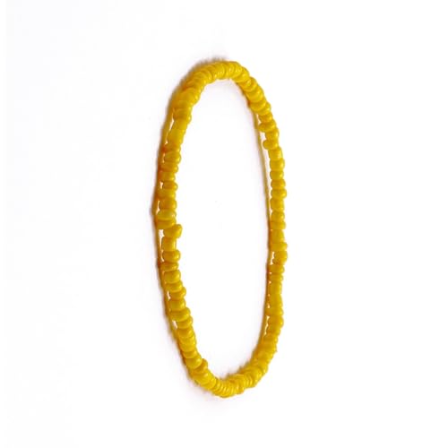 KIXZSAZ Bunte Reisperlen Fußkettchen Einzigartige farbechte Knöchelketten Exquisite handgefertigte Boho Fußkettchen für Frauen Fußdekor, 6 von KIXZSAZ