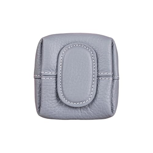 KIXZSAZ Damen Münzgeldbörsen, einfarbig, Mini Münzgeldbeutel, Leder, lässig, Kleingeldbeutel für den täglichen Gebrauch, Münzgeldbörse für Damen, C von KIXZSAZ