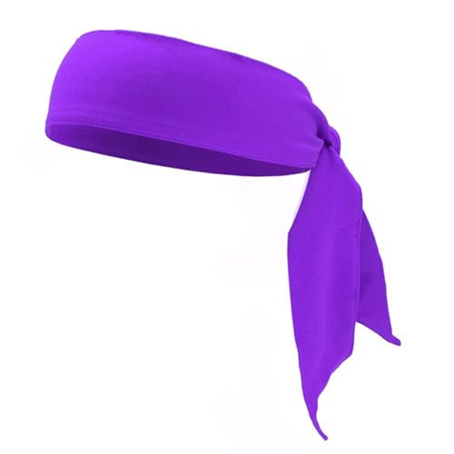 KIXZSAZ Fashion Running Stirnband Verstellbare Rückseite Schweißbänder Multicolor Athletic Outdoor Zubehör Karate Geschenke für Tennis Basketball, Violett KIXZSAZ Fashion Running Stirnband Verstellbare Rückseite Schweißbänder Multicolor Athletic Outdoor Zubehör Karate Geschenke für Tennis Basketball, Violett von KIXZSAZ