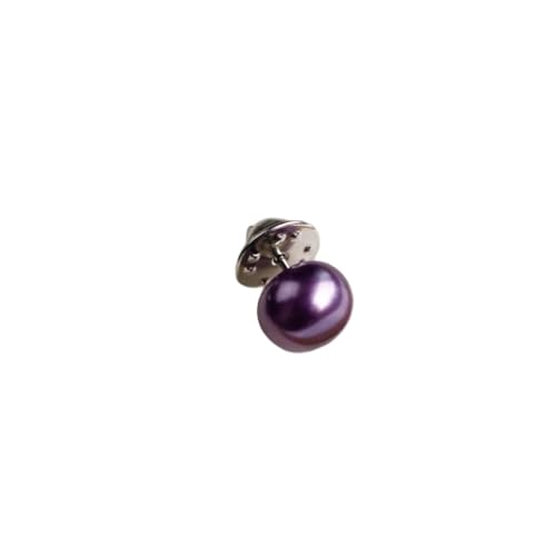 KIXZSAZ Frauen Brosche Perle Breastpin DIY Kragen Mantel Broschen Gilrs Damenschmuck für Geschenk Schmuck Ornamente, Violett von KIXZSAZ