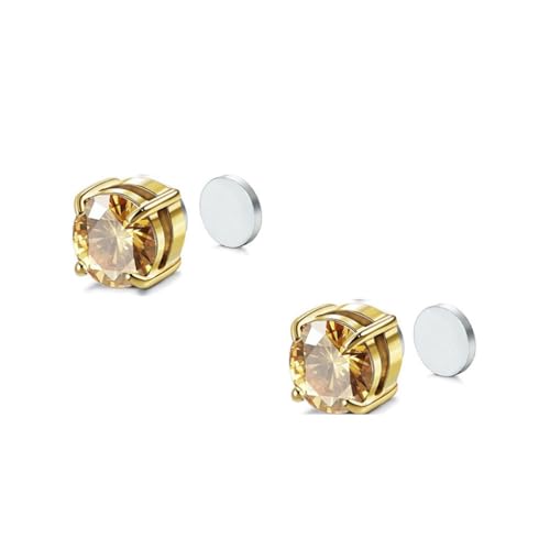 KIXZSAZ Gefälschte Ohrringe Exquisite Modisch Schmerzlos Leicht Verschiedene Stile Verschiedene Farben Schöner magnetischer Nasenstecker, Typ 1 von KIXZSAZ
