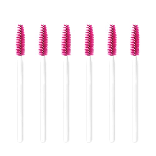 KIXZSAZ Packung mit 50 Wimpernbürsten, Einweg Nylon Mascara Stäbchen, Beauty Tools, Applikator, Kosmetik Tool, Augenbrauenbürsten Stick, weiße Rose KIXZSAZ Packung mit 50 Wimpernbürsten, Einweg Nylon Mascara Stäbchen, Beauty Tools, Applikator, Kosmetik Tool, Augenbrauenbürsten Stick, weiße Rose von KIXZSAZ