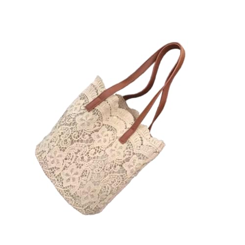 KIXZSAZ Robuste und langlebige Bucket Umhängetasche für den Alltag. Polyester Eimer Form Handtasche, Damen Handtasche, Messenger Tasche, Sekt von KIXZSAZ
