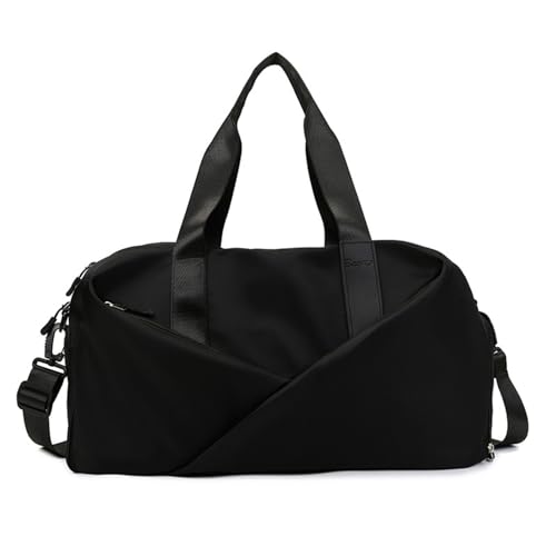 KIXZSAZ Sportrucksack Damen Reisetasche mit Nassfach und Schuhfach Kleine Sporttasche aus Polyester für Damen am Wochenende, E 43.5 * 25 * 27.5 von KIXZSAZ