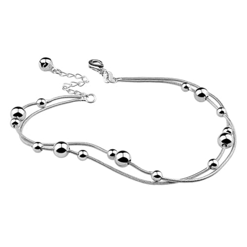 KIXZSAZ Verleihen Sie Ihrem Schritt etwas Glanz. Einfach zu tragen und zu entfernen. Fußkettchen aus Kupfer. Damen Fußkettchen und Armbänder. Strand Barfußsandalen von KIXZSAZ