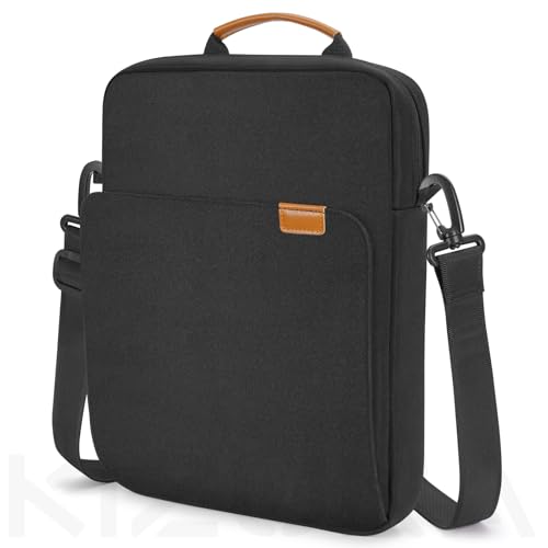 KIZUNA Tablet Tasche 10-11 Zoll Tablettasche für 11" iPad Air M3 & M2/11 iPad Pro M4/11 Samsung Galaxy Tab S9/11 HUAWEI MatePad Pro/Tab M11/Surface Go 3 Schultertasche Hülle Sleeve Case Bag,Schwarz von KIZUNA