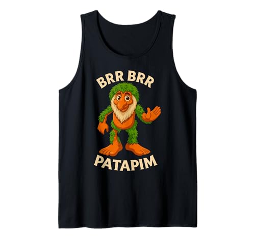 Kinder Meme Italian Brainrot BRR BRR Patapim Tank Top von KInder Brr Brr Patapim Italian Brainrot Jungen