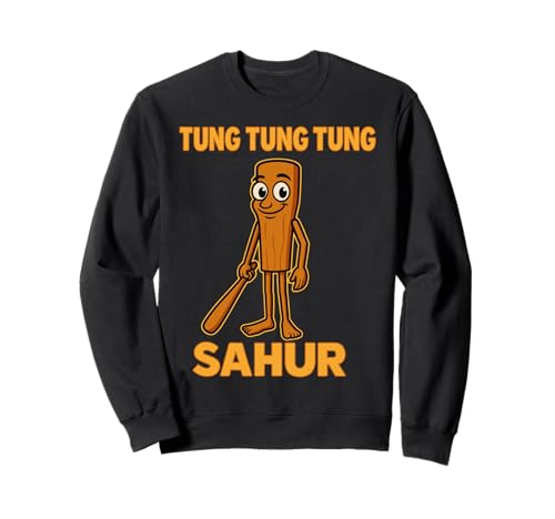 Kinder Meme Italian Brainrot Tung Tung Tung Sahur Sweatshirt von KInder Tung Tung Tung Sahur Italian Brainrot Junge