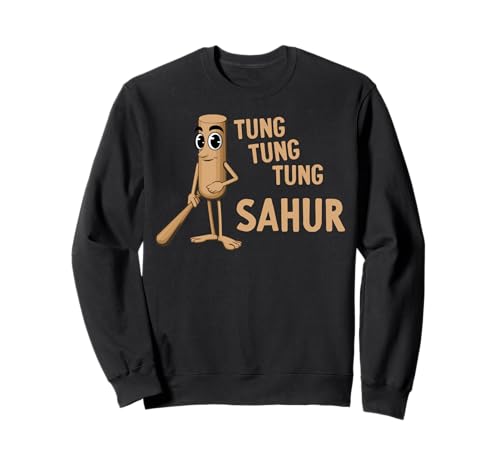 Kinder Meme Italian Brainrot Tung Tung Tung Sahur Sweatshirt von KInder Tung Tung Tung Sahur Italian Brainrot Junge