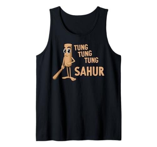Kinder Meme Italian Brainrot Tung Tung Tung Sahur Tank Top von KInder Tung Tung Tung Sahur Italian Brainrot Junge