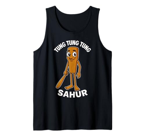 Kinder Meme Italian Brainrot Tung Tung Tung Sahur Tank Top von KInder Tung Tung Tung Sahur Italian Brainrot Junge