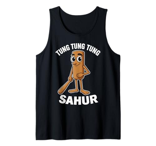 Kinder Meme Italian Brainrot Tung Tung Tung Sahur Tank Top von KInder Tung Tung Tung Sahur Italian Brainrot Junge