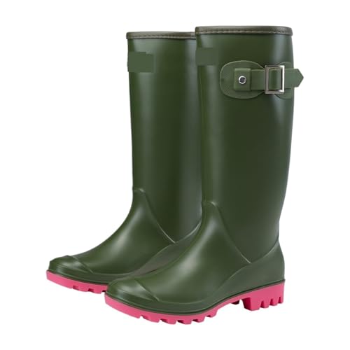 KJBDQQH damen gummistiefel Voltsify – Stylische Regenstiefel mit hohem Schaft(Color-11,38) von KJBDQQH