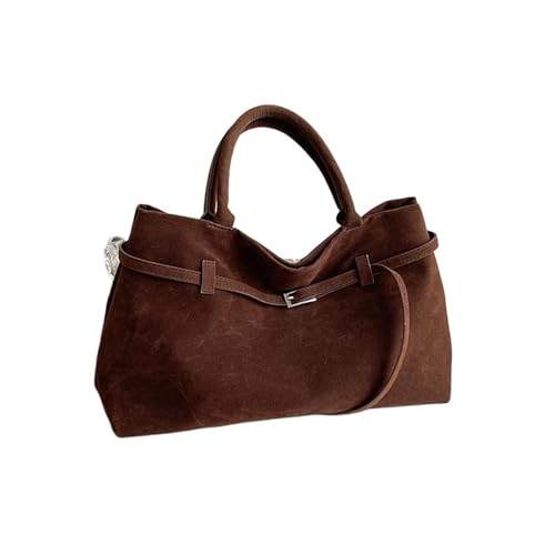KJBDQQH pendler tragetasche Einkaufstasche Damen Hochwertiges Nischendesign Große Kapazität Retro Pendlerhandtasche Damen Umhängetaschen von KJBDQQH