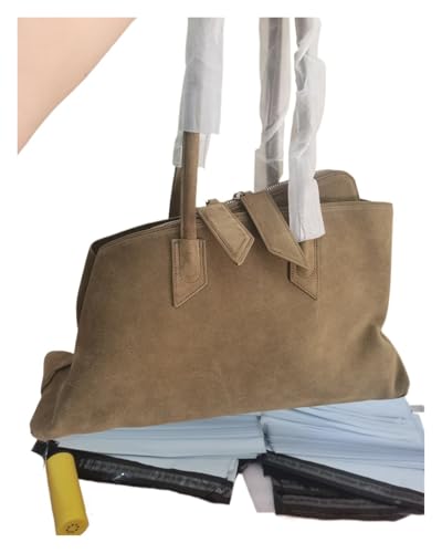 KJBDQQH pendler tragetasche Muster Große Kapazität Tote Tasche Design frauen Plissee Leder Schulter Weibliche Täglichen Pendler(Watermelon red) von KJBDQQH