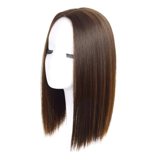 Damen Haaraufsätze Für Mehr Volumen Haarteil Clip Kunstfaser Wiglet 35 Cm Perfekt Für Mehr Haarvolumen Für Den Alltag von KJDKNC