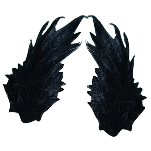 Doppelschichtige Bestickte Flügel Haarspange Für Damen Und Mädchen Modisches Accessoire Cosplay Haarnadel Party Kopfbedeckung von KJDKNC