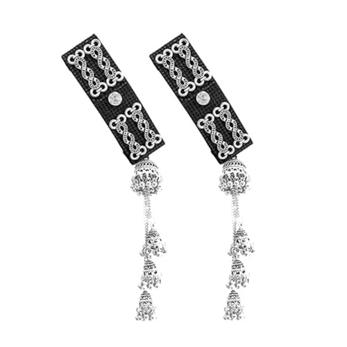 Elegante Silberne Quasten Haarspange Handgefertigtes Haarteil Legierungstextur Quasten Haarschmuck Für Modische Frauen von KJDKNC