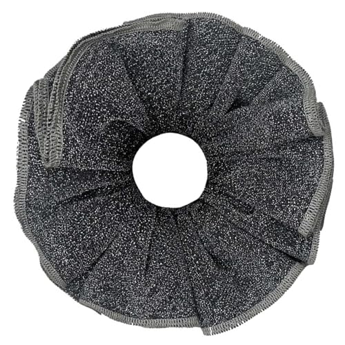 Glitzernde Haargummis Dicker Hochsteckfrisur Übergroßes Haargummi Für Dunkles Haar Elegantes Haarseil Haargummi Für Damen Pferdeschwanzhalter von KJDKNC