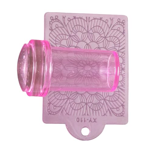 Klares Silikon Stempel Set Für Französische Nägel Mit Schabern Runder Sichtbarer Körper Gelee Stempel Für Nagelkunst Maniküre Designs von KJDKNC