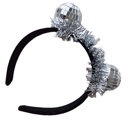 Stilvolles Haarband Aus Plastomer Rollenspiel Haardekoration Reflektierend Für Hochzeit Und Geburtstagsfeier Weiß Und Schwarz von KJDKNC