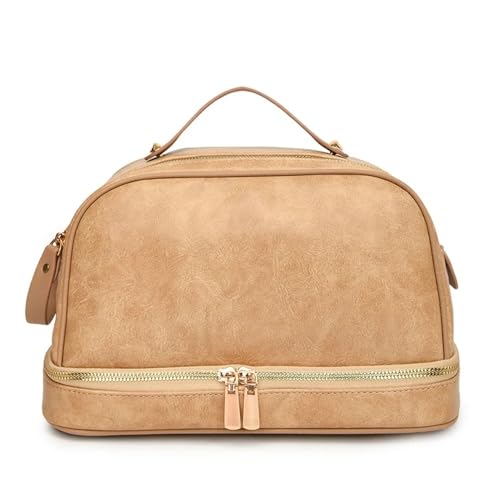 Hochwertige Reise-Kosmetiktasche für Damen und Herren, wasserdicht, Make-up-Organizer mit mehreren Fächern, ideal für Flugreisen, Fitnessstudio, Urlaub und den täglichen Gebrauch, kompakte und von KJIVER-YKA