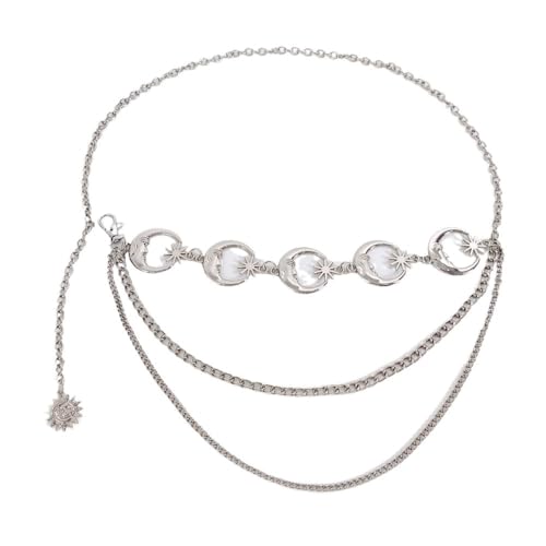 Retro-Stil Damen Metall Taille Taille Körperkette Kleid Dame Quaste Gürtel Körperzubehör Sexy Körperschmuck Taillenketten Gürtel Bund Geschenk Geeignet for passende Kleidung Einfach und stimmungsvoll( von KJIVER-YKA