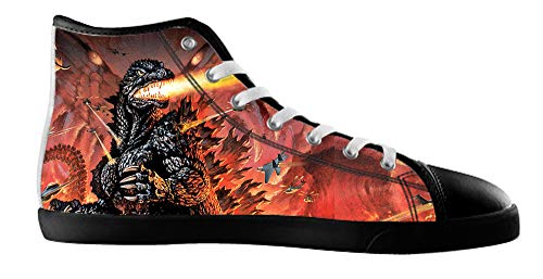 Men's Anime Style White High Top Canvas Shoes Anime Style Canvas Shoes for Men von KJLJ-MENS