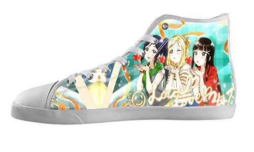 Men's Anime Style White High Top Canvas Shoes Men's Anime Style White High Top Canvas Shoes von KJLJ-MENS