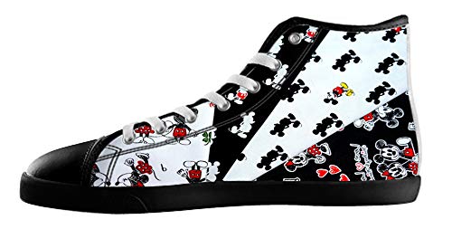 Women's Anime Style White High Top Canvas Shoes Anime Style Canvas Shoes for Women von KJLJ-WOMENS