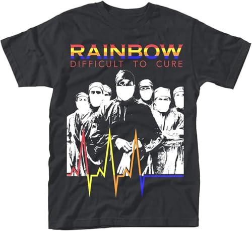 Rainbow 'Difficult to Cure' T Shirt Hemden(Large) von KJTEDZSXD