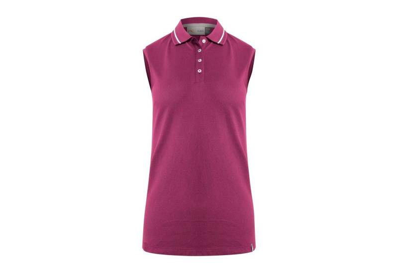 KJUS Poloshirt Kjus Women Sanna Polo Sleeveless Pink Reef von KJUS