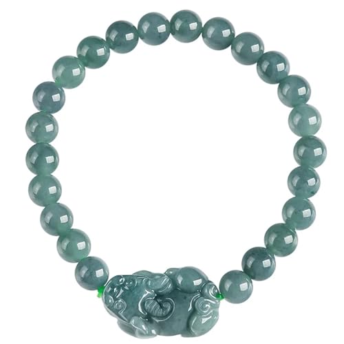 KJUUQBZL Jadeit Blaues Wasser Ruyi Pixiu Armband Eissamen Jade Paar Geschenk Damen Geschenke Schmuck von KJUUQBZL