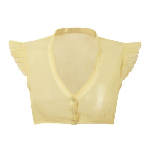 KJameas Dirndlbluse Spitze Trachtenbluse Damen Dirndl Bluse Weiß V Ausschnitt Kurzarm Spitze Tracht Bluse Hochgeschlossen Halbarm Spitzenbluse Oktoberfest Kostüm Dirndlblusen Damen Elegant von KJameas