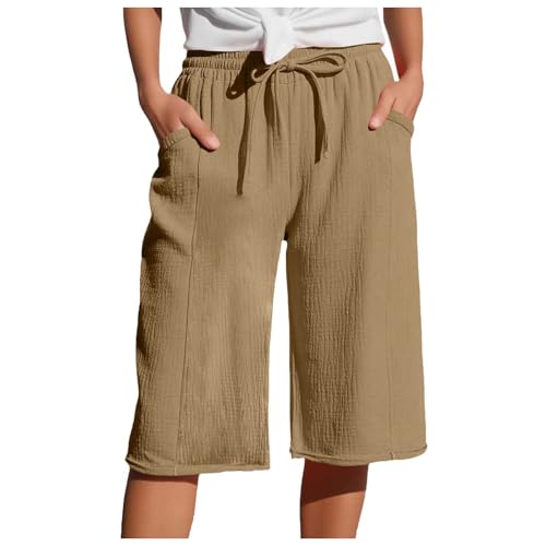 KJameas blitzangebote des tages Leinenhose Damen Sommer 3/4 Musselin Hose Leicht Leinen Sommerhose Mit Taschen Locker Caprihose Elastische Bequeme Stoffhose Sport Freizeit Strandhose KJameas blitzangebote des tages Leinenhose Damen Sommer 3/4 Musselin Hose Leicht Leinen Sommerhose Mit Taschen Locker Caprihose Elastische Bequeme Stoffhose Sport Freizeit Strandhose von KJameas