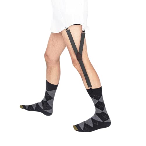 KK and Jay Supply Co. Shirt-Hosenträger für Männer Einheitsgröße Grau von KK and Jay Supply