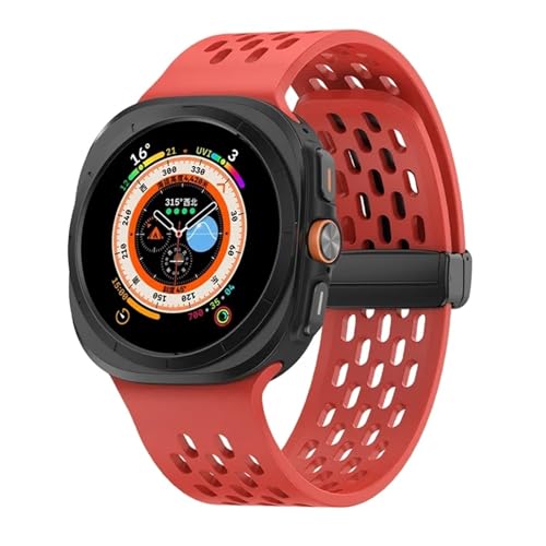 KKFAUS Correa-Armband aus Silikon für Samsung Galaxy Watch Ultra, 47 mm, magnetisch, keine Lücken, Sportarmband für Samsung Galaxy Ultra 47, Einheitsgröße, Achat KKFAUS Correa-Armband aus Silikon für Samsung Galaxy Watch Ultra, 47 mm, magnetisch, keine Lücken, Sportarmband für Samsung Galaxy Ultra 47, Einheitsgröße, Achat von KKFAUS