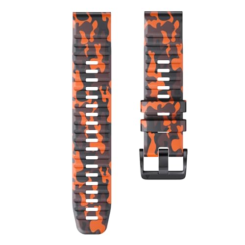 KKFAUS Silikon-Uhrenarmband für Garmin Fenix 5/6 Pro/7X Instinct 2/2X Forerunner 955/945, 22 mm, 26 mm, mit Schnellverschluss-Armband, 26 mm, Achat von KKFAUS