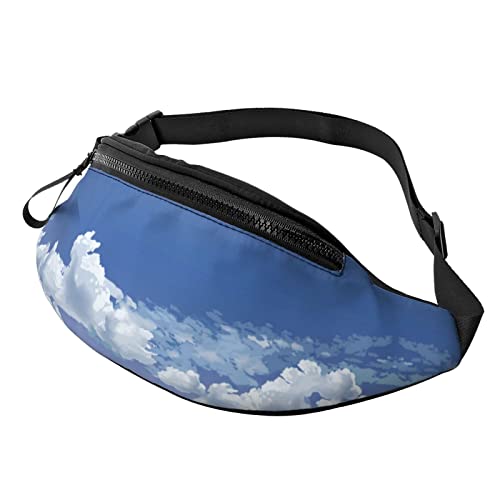 Cloudy Gürteltasche, niedliche Hüfttasche für Männer und Frauen, Outdoor, Laufen, Wandern, Cloudy 04cloudy 04, Einheitsgröße, Hüfttaschen von KKKKKOUU