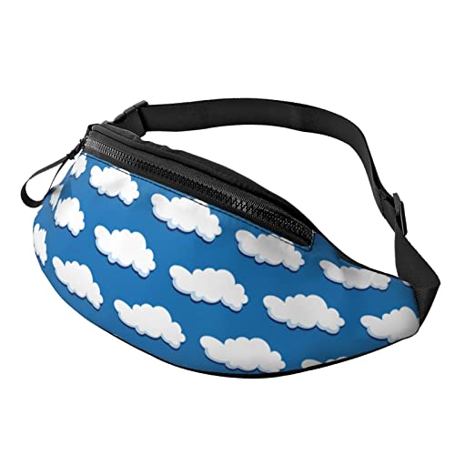 Cloudy Gürteltasche, niedliche Hüfttasche für Männer und Frauen, Outdoor, Laufen, Wandern, Cloudy 07cloudy 07, Einheitsgröße, Hüfttaschen von KKKKKOUU
