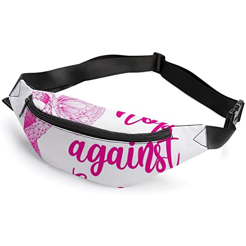 Gürteltasche für Brustkrebs-Bewusstsein für Erwachsene, Kinder, Sport, Gürteltasche für Männer und Frauen, Brustkrebs Bewusstsein, Einheitsgröße, Hüfttaschen von KKKKKOUU