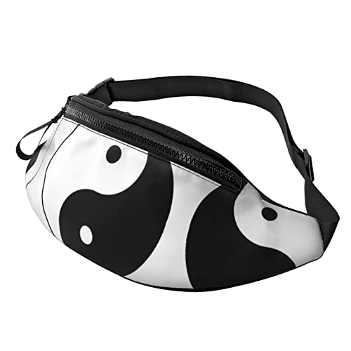 Gürteltasche mit Symbol, stilvolle Hüfttasche, Mehrzweck-Rucksack für Damen und Herren, Schwarz , Einheitsgröße, Hüfttaschen von KKKKKOUU