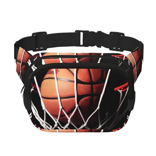 Basketball-Bauchtasche, kleine modische Umhängetasche, leicht, für Damen und Herren, Laufen, Workout, Wandern, Reisen Basketball-Bauchtasche, kleine modische Umhängetasche, leicht, für Damen und Herren, Laufen, Workout, Wandern, Reisen von KKLWEGU